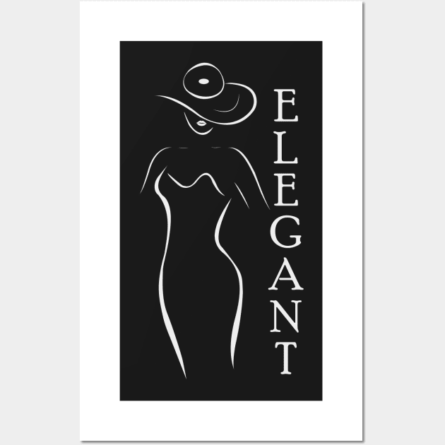 Elegant Lady Wall Art by Koolstudio